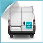 Furgoneta grande-Puerta trasera-Impresión