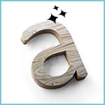 Letras de madera pintadas - Lacado - Barniz