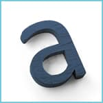 Letras de madera pintadas - Lacado - Color