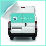 Rótulos para furgonetas de empresas - Ventana trasera - Impresión